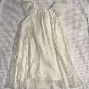 Girls Old Navy Cream Dress - Size 5T